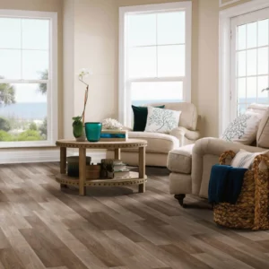 Luxury Vinyl in living room | Calvetta Brothers Mentor