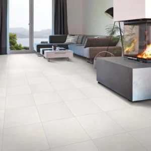 Tile Flooring in living room | Calvetta Brothers Mentor