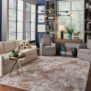 Area Rug in living room | Calvetta Brothers Mentor