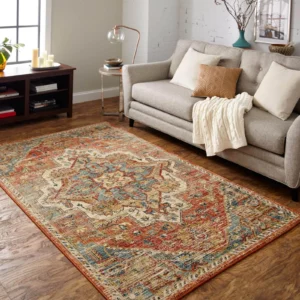 Area Rug in living room | Calvetta Brothers Mentor