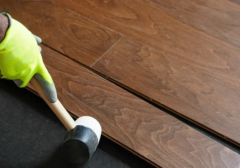During-HardwoodInstall-square-landscape Hardwood installation | Calvetta Brothers Mentor